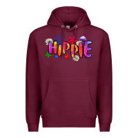 Burgundy hippie Premium Hoodie - Zillion Design Studio