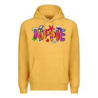 Mustard hippie Premium Hoodie - Zillion Design Studio