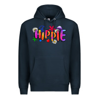 Navy hippie Premium Hoodie - Zillion Design Studio