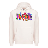 Pale Pink hippie Premium Hoodie - Zillion Design Studio