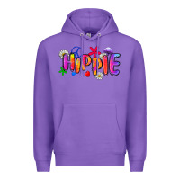 Purple hippie Premium Hoodie - Zillion Design Studio