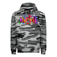 Slate Camo hippie Premium Hoodie - Zillion Design Studio