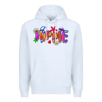 White hippie Premium Hoodie - Zillion Design Studio