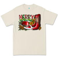 Cowboy Merry Christmas Premium Tee | Teevron