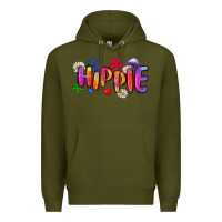 Army Green hippie Premium Hoodie - Zillion Design Studio