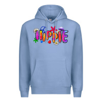 Colony Blue hippie Premium Hoodie - Zillion Design Studio