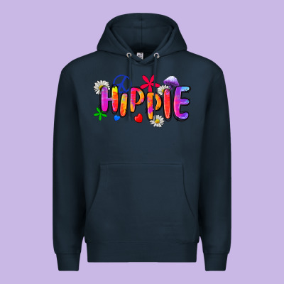 Hippie Premium Hoodie Designed By Zillion Design Studio