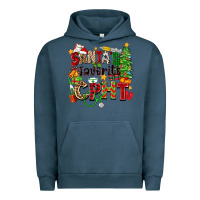 Pigment Midnight Navy santa's favorite cpht Urban Hoodie - Zillion Design Studio