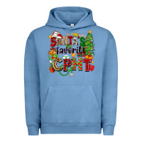 Pigment Pebble Blue santa's favorite cpht Urban Hoodie - Zillion Design Studio