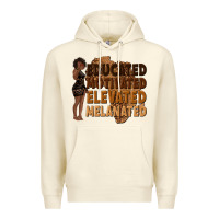 Sandshell educated motivated elevated melanated Premium Hoodie - texasbilliewilder