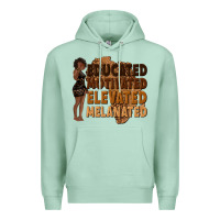 Seafoam educated motivated elevated melanated Premium Hoodie - texasbilliewilder