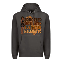 Smoke educated motivated elevated melanated Premium Hoodie - texasbilliewilder
