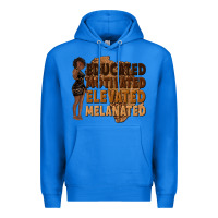 True Royal educated motivated elevated melanated Premium Hoodie - texasbilliewilder