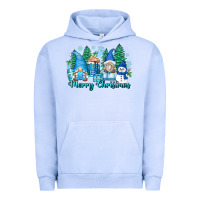 Pigment Grape Ice merry christmas snowman gnomes Urban Hoodie - Zillion Design Studio