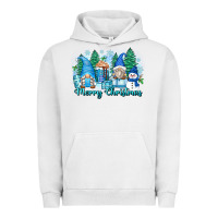 Pigment Lunar Rock merry christmas snowman gnomes Urban Hoodie - Zillion Design Studio