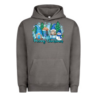 Pigment Tornado merry christmas snowman gnomes Urban Hoodie - Zillion Design Studio