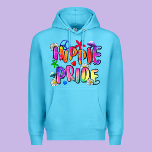 Hippie Pride Premium Hoodie Designed By Zillion Design Studio
