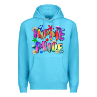 Ocean Blue hippie pride Premium Hoodie - Zillion Design Studio
