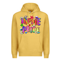 Antique Gold hippie pride Premium Hoodie - Zillion Design Studio