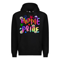 Black hippie pride Premium Hoodie - Zillion Design Studio