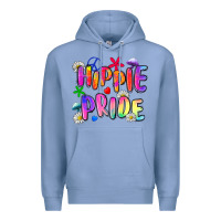 Colony Blue hippie pride Premium Hoodie - Zillion Design Studio