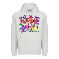 Dove Grey hippie pride Premium Hoodie - Zillion Design Studio