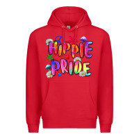 Red hippie pride Premium Hoodie - Zillion Design Studio