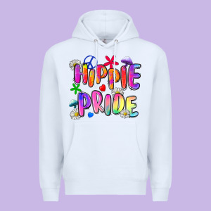 Hippie Pride Premium Hoodie Designed By Zillion Design Studio