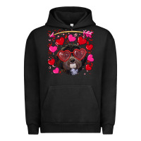 Pigment Black Valentine's day havanese dog Urban Hoodie - RanaPortraitStore