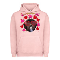 Pigment Salmon Valentine's day havanese dog Urban Hoodie - RanaPortraitStore