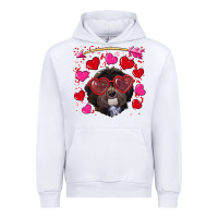 White Valentine's day havanese dog Urban Hoodie - RanaPortraitStore