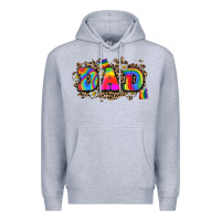 Heather Grey dad pride Premium Hoodie - Zillion Design Studio