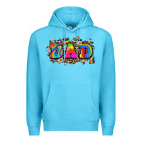 Ocean Blue dad pride Premium Hoodie - Zillion Design Studio