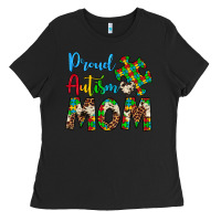 Black proud autism mom Ladies Tee - Artiststas