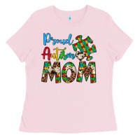 Bubblegum Pink proud autism mom Ladies Tee - Artiststas