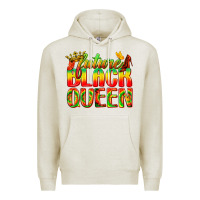 Oatmeal Heather future black queen Premium Hoodie - texasbilliewilder