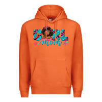Carrot girl mom afro black girl Premium Hoodie - texasbilliewilder