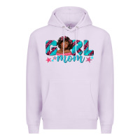 Lilac girl mom afro black girl Premium Hoodie - texasbilliewilder