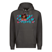 Smoke girl mom afro black girl Premium Hoodie - texasbilliewilder