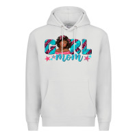 Dove Grey girl mom afro black girl Premium Hoodie - texasbilliewilder