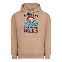 Pigment Burro the thing is your opinions dont pay my bills Urban Hoodie - texasbilliewilder