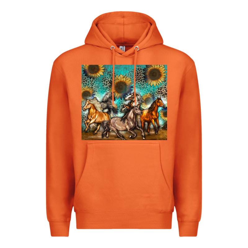 Western Horses Premium Hoodie by Zillion Design Studio | Teevron