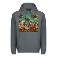 Rock western horses Premium Hoodie - Zillion Design Studio
