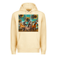 Pina Colada western horses Premium Hoodie - Zillion Design Studio