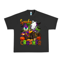 Pigment Black spooky cruhser with monster truck Urban Heavy Tee - Artiststas