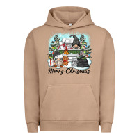 Pigment Burro merry christmas gnomes Urban Hoodie - Zillion Design Studio