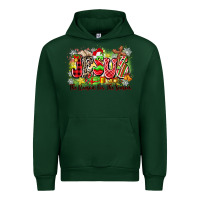 Forest Green jesus the reason for the season Urban Hoodie - Zillion Design Studio