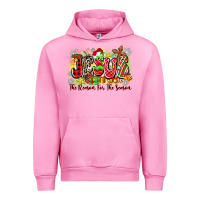 Fuchsia Pink jesus the reason for the season Urban Hoodie - Zillion Design Studio