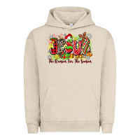 Pigment French Oak jesus the reason for the season Urban Hoodie - Zillion Design Studio