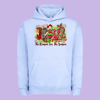 Jesus The Reason For The Season Urban Hoodie Designed By Zillion Design Studio